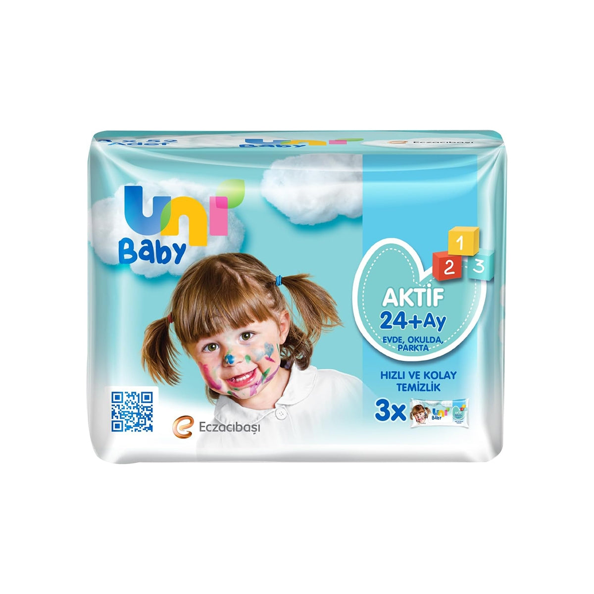 Aktif Islak Mendil 3x52'li