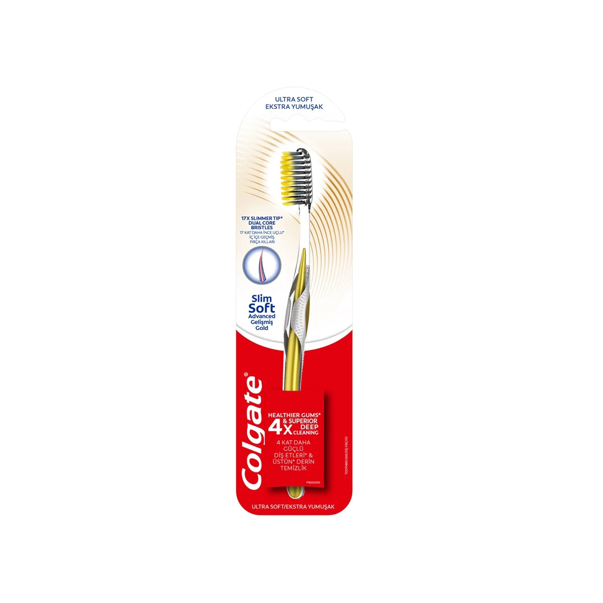 Diş Fırçası Slim Soft Advanced Gold