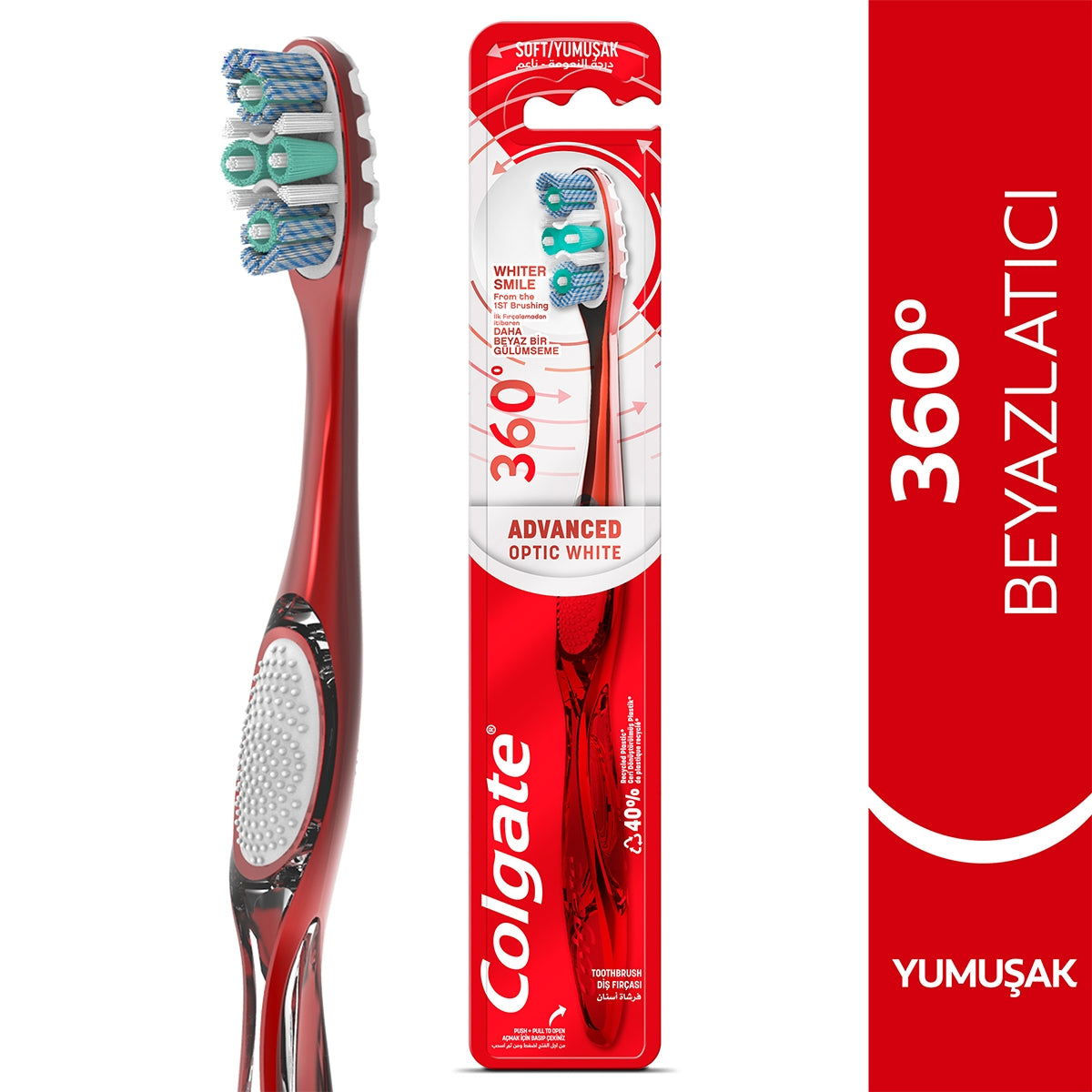 Diş Fırçası 360 Advanced Optic White