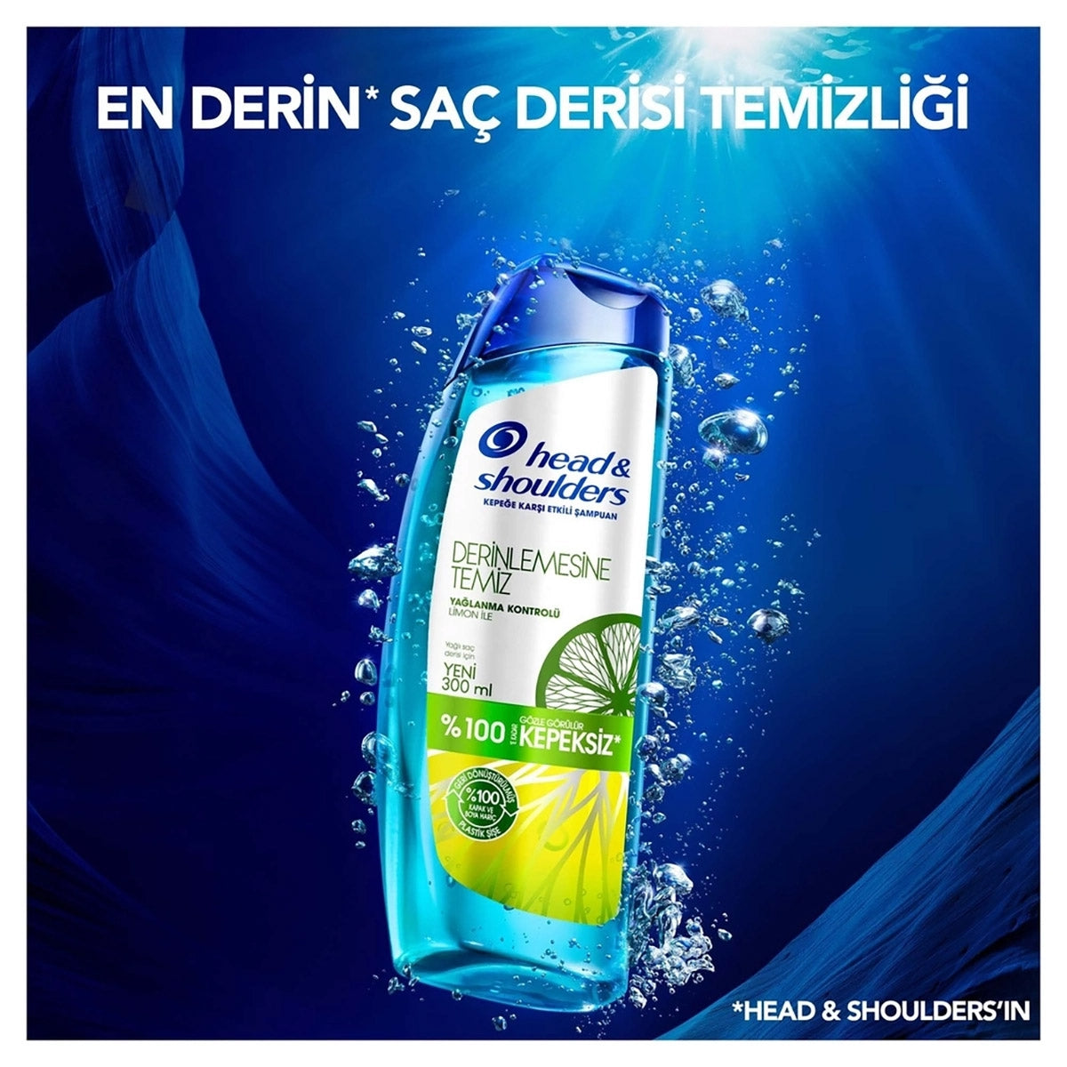Derinlemesine Temiz Yağlanma Kontrolü Şampuan 300 ml