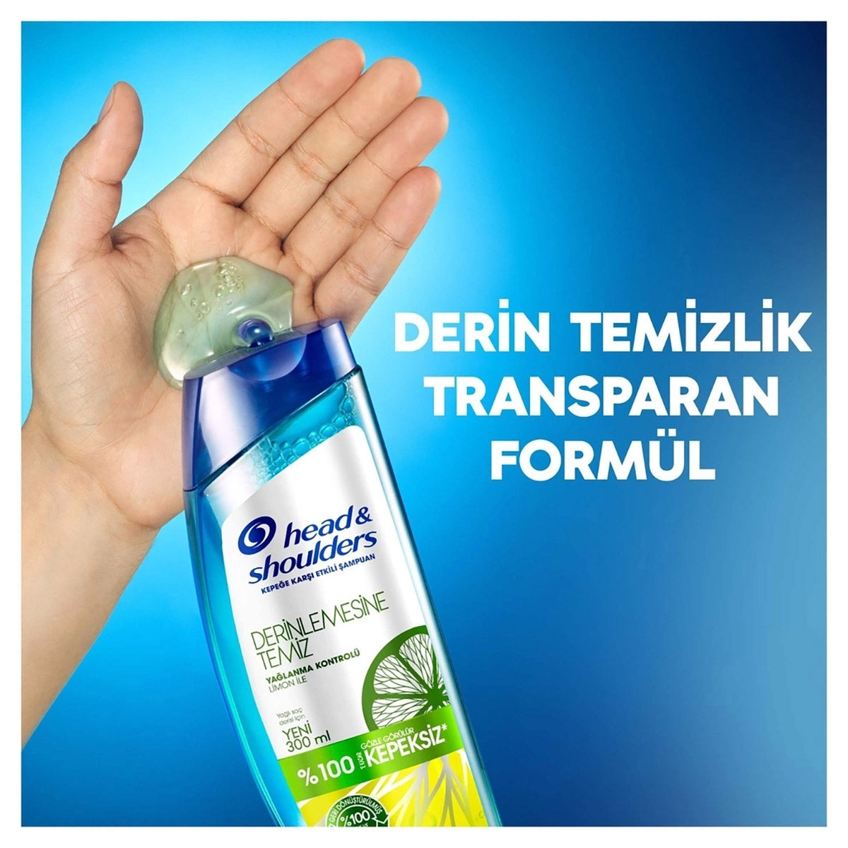 Derinlemesine Temiz Yağlanma Kontrolü Şampuan 300 ml
