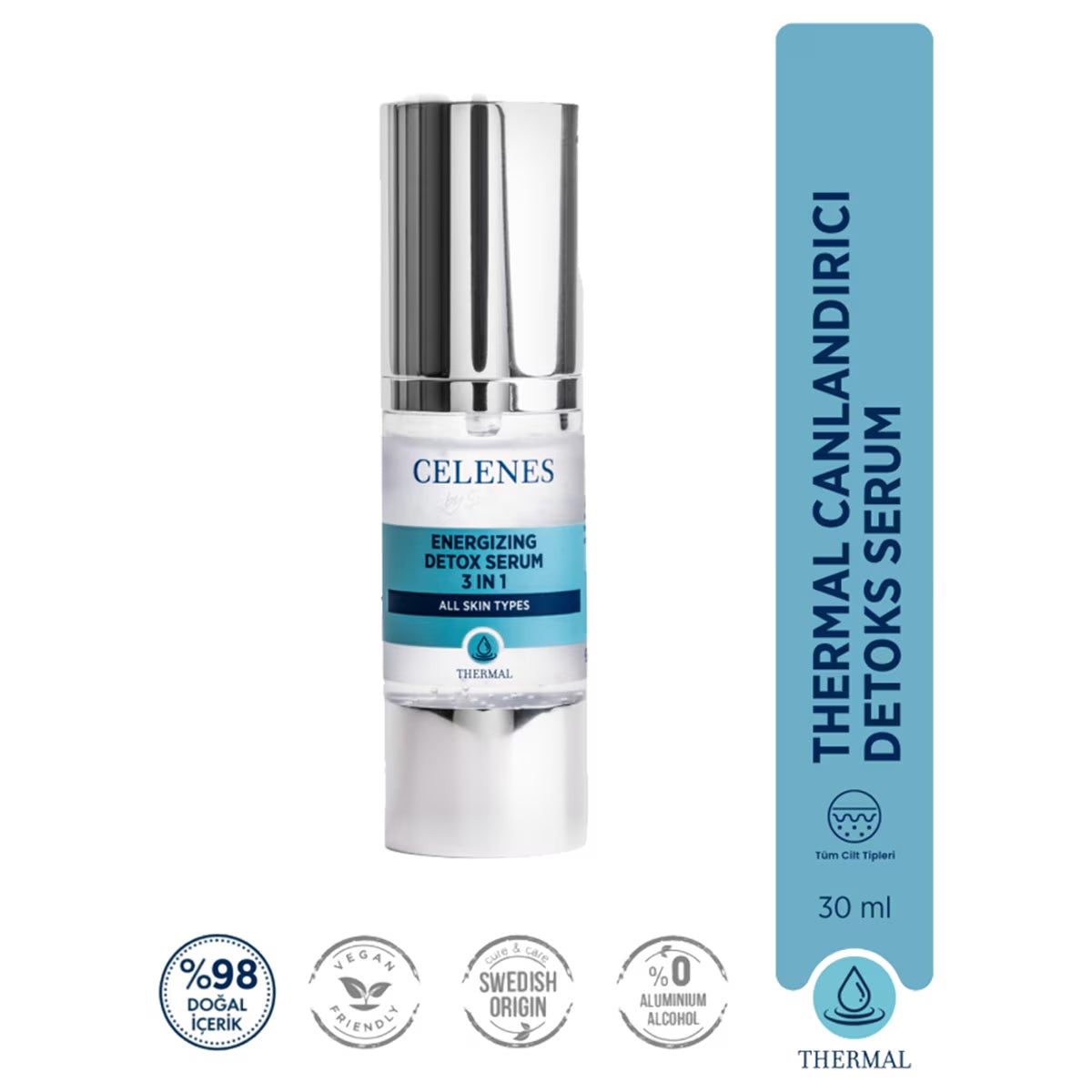 Thermal Canlandırıcı Detox Serum 3'ü 1 Arada 30 ml