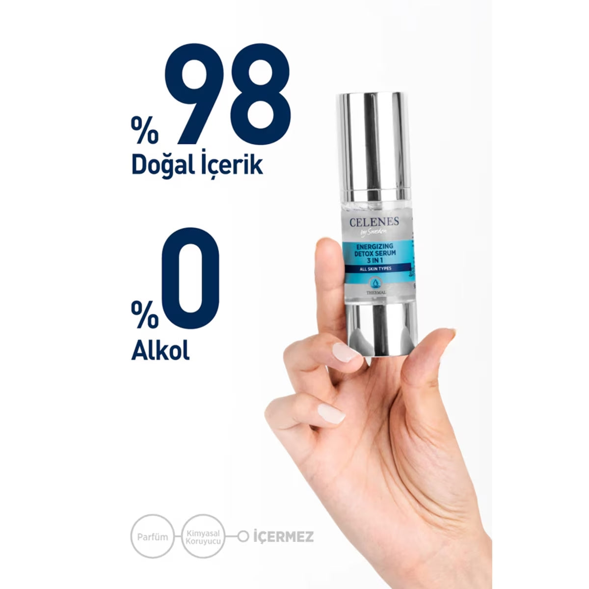 Thermal Canlandırıcı Detox Serum 3'ü 1 Arada 30 ml