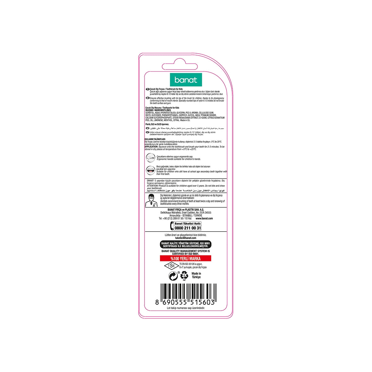 Kral Şakir Diş Macunu 25 ml + Diş Fırçası Erkek