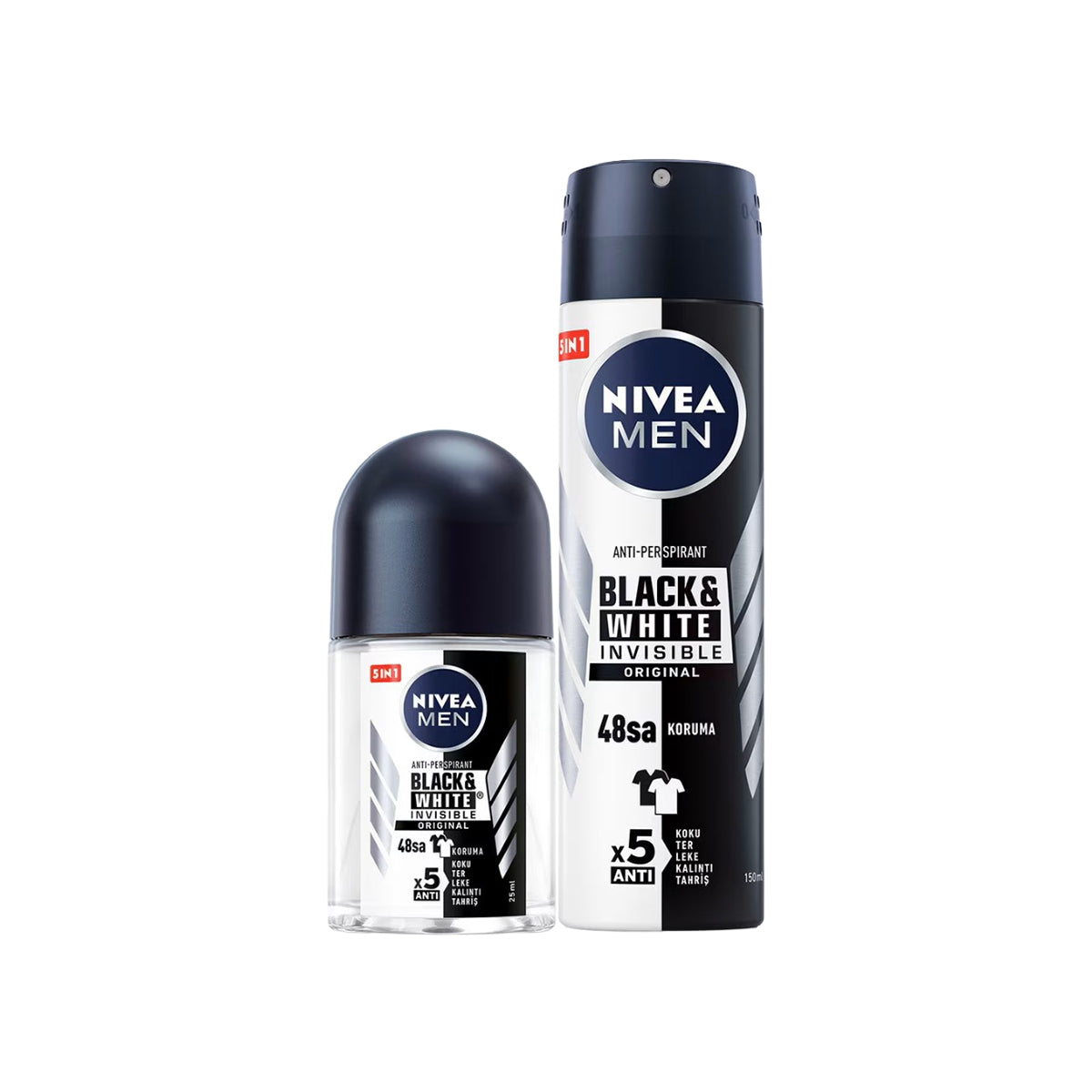 Erkek Deo Sprey B<(>&<)>W Original 150ml + Erkek Roll-On B<(>&<)>W
Original 25ml