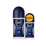Deo Roll-On Erkek Fresh 50 Ml + Roll-On Erkek Fresh 25 Ml