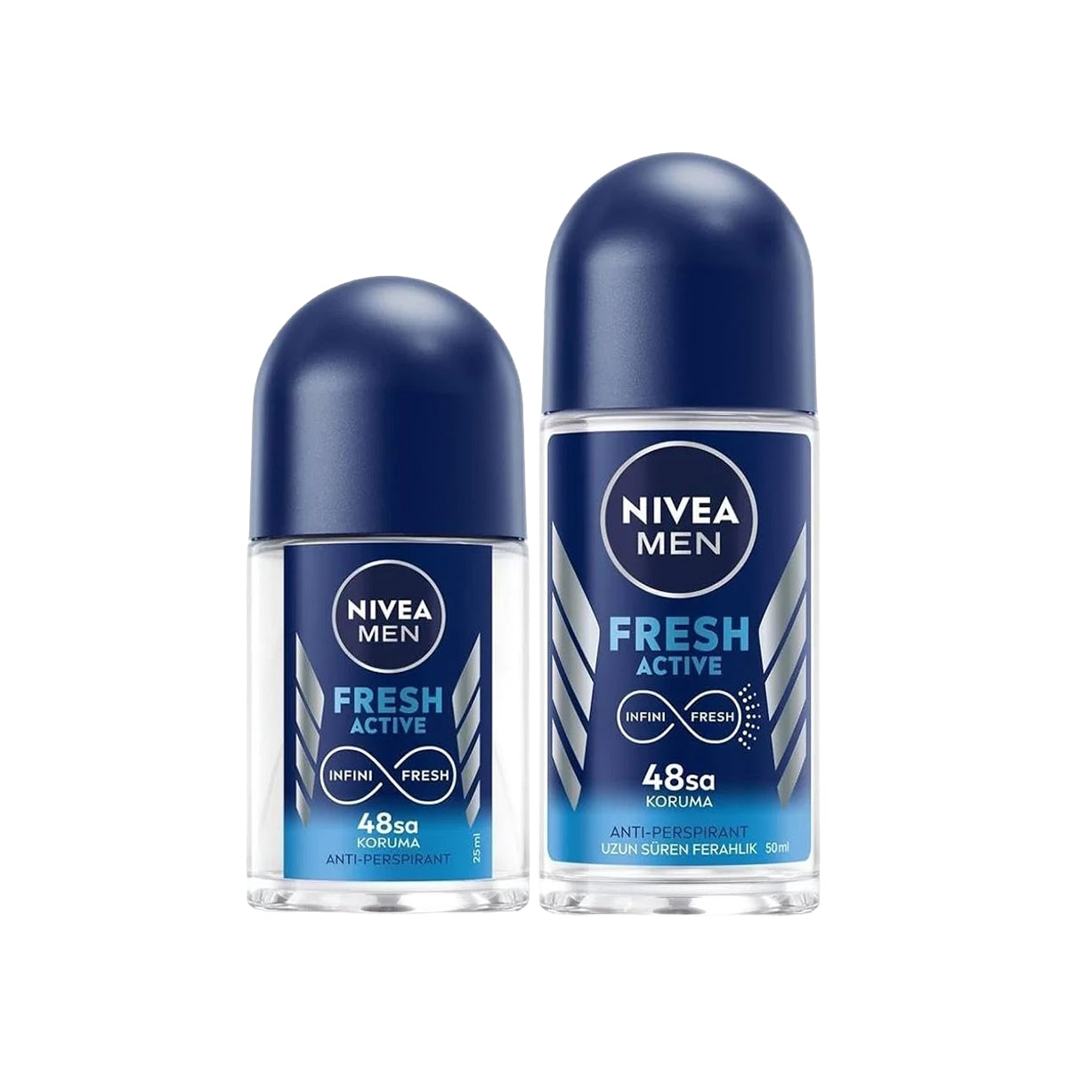 Deo Roll-On Erkek Fresh 50 Ml + Roll-On Erkek Fresh 25 Ml