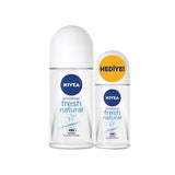 Deo Roll-On Fresh Kadın 50 Ml + Deo Roll-On Fresh Kadın 25 Ml