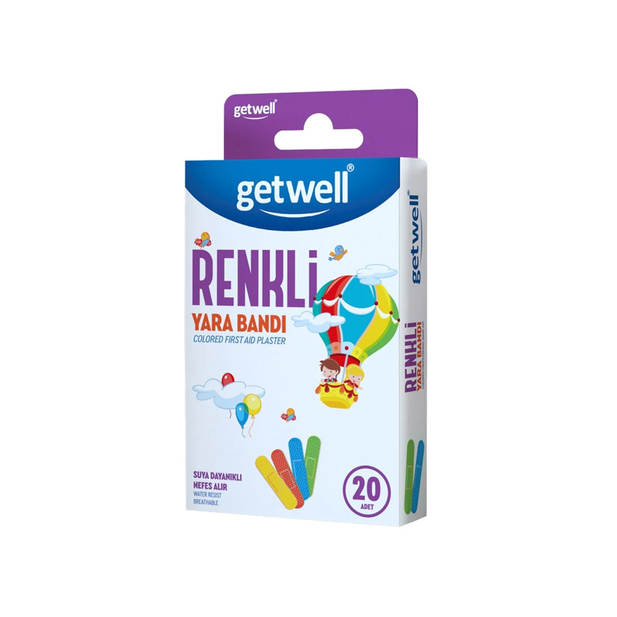 Renkli Yara Bandı 20'li