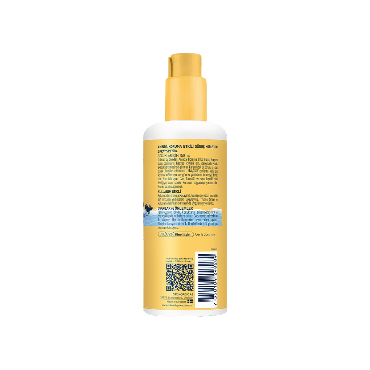 Çocuk Güneş Spreyi Spf 50+ 150 ml