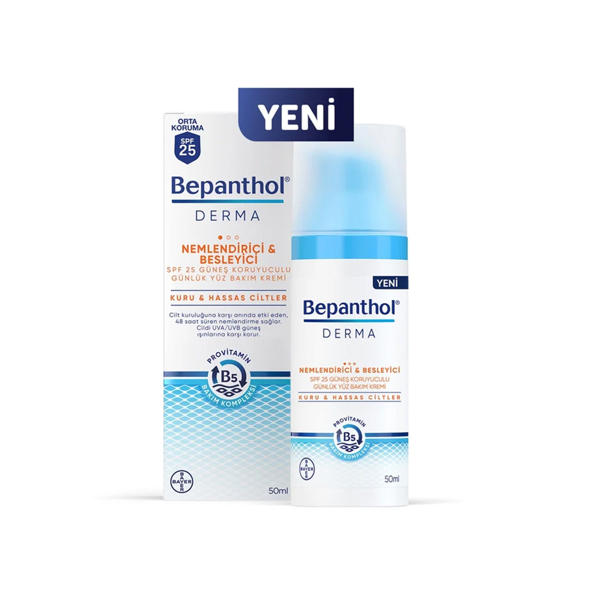 Bepanthol Derma Expert Koruyucu SPF 25 Yüz Bakım Kremi