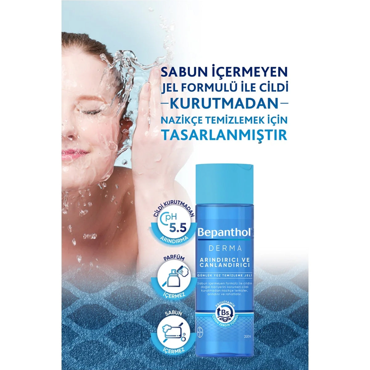 Derma Yüz Temizleme Jeli 200 ml