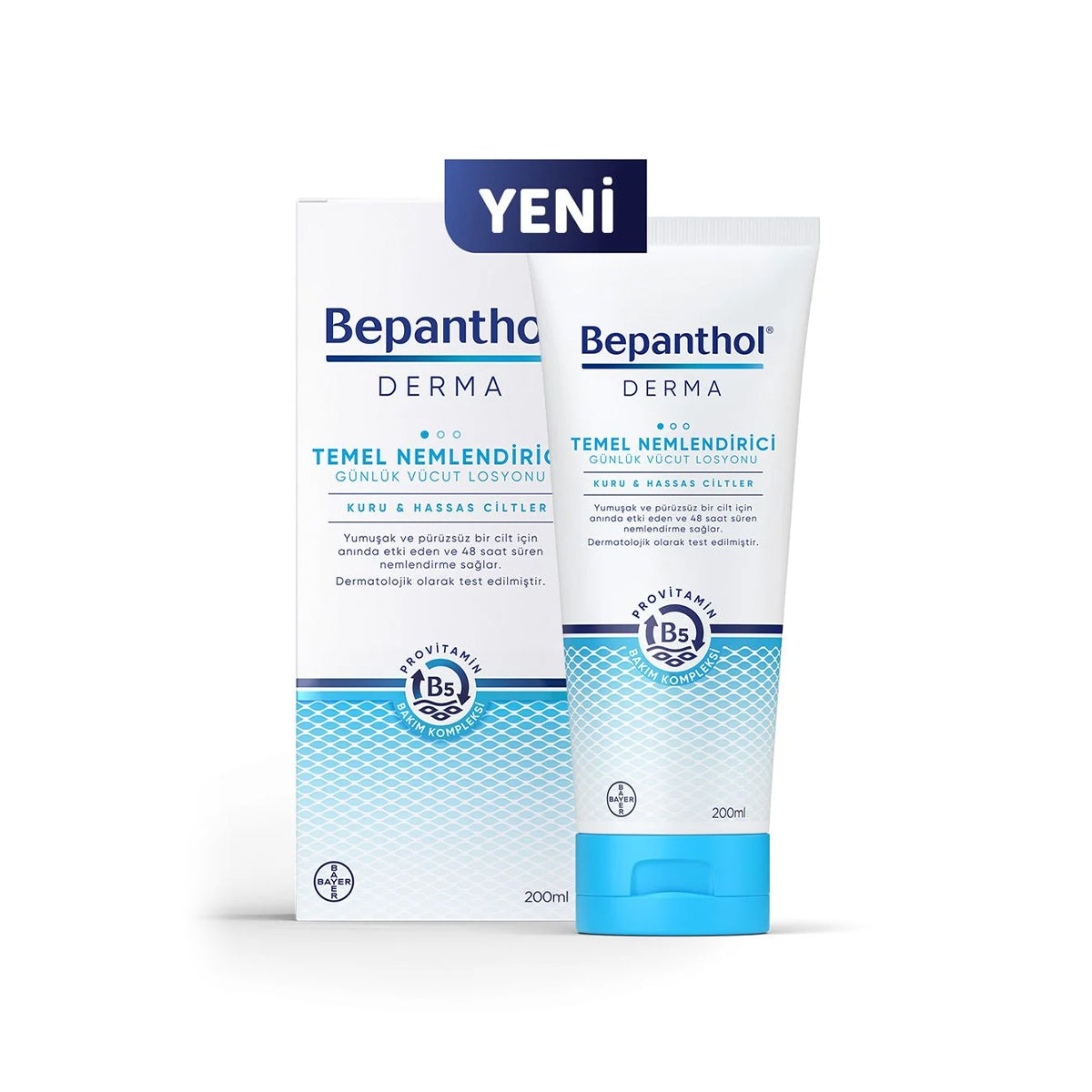 Derma Temel Nemlendirici Günlük Vücut Losyonu 200 ml