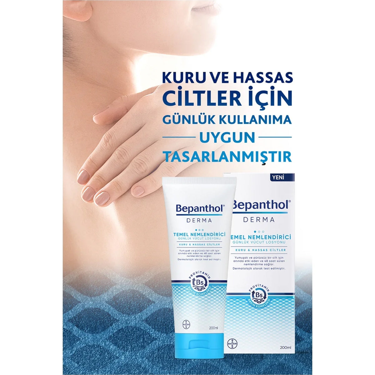 Derma Temel Nemlendirici Günlük Vücut Losyonu 200 ml