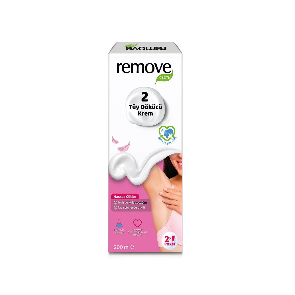 Tüy Dökücü Krem Hassas 2x100 ml