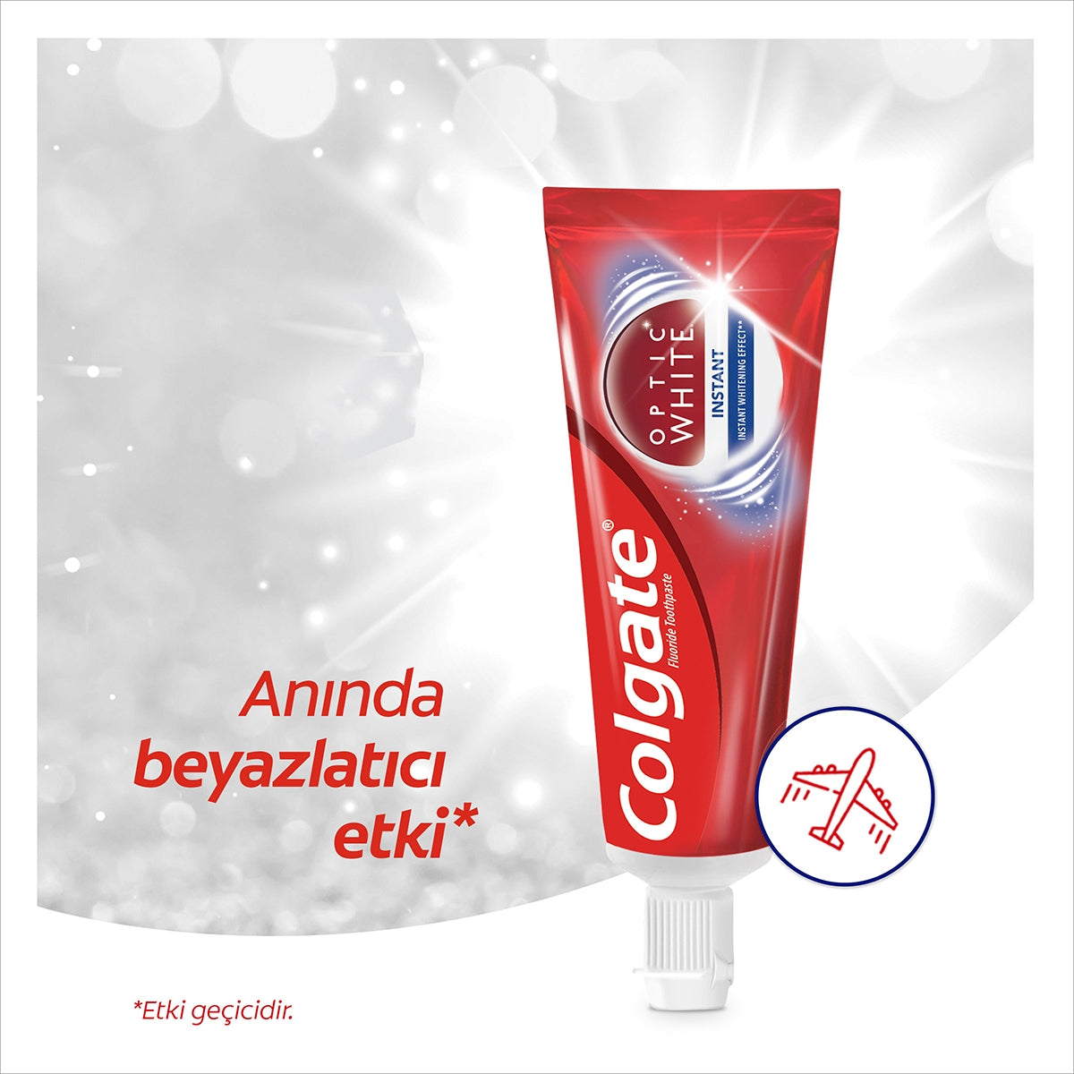 Optic White Diş Macunu 20 ml + Diş Fırçası Seyahat Seti