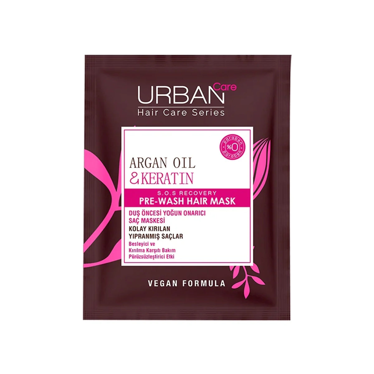 Saç Maskesi Argan Oil and Keratin 50 ml