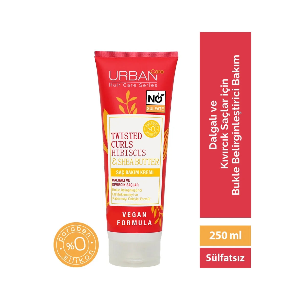 Hibiscus ve Shea Butter Sülfatsız Saç Kremi 250 ml