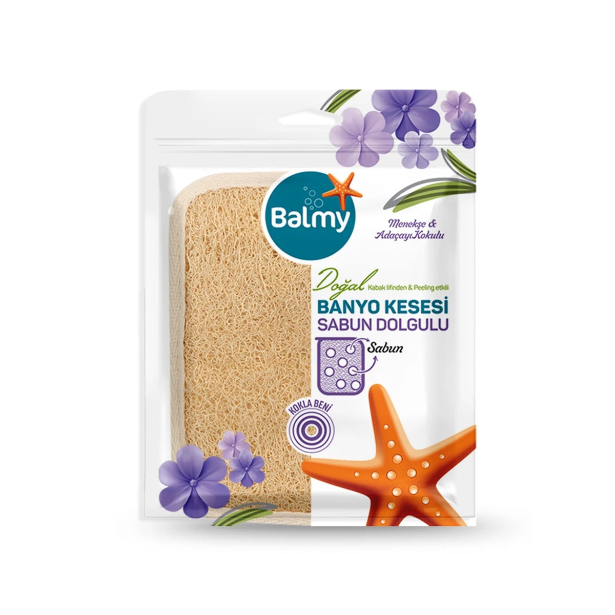 Banyo Kesesi Doğal Sabun Dolgulu
