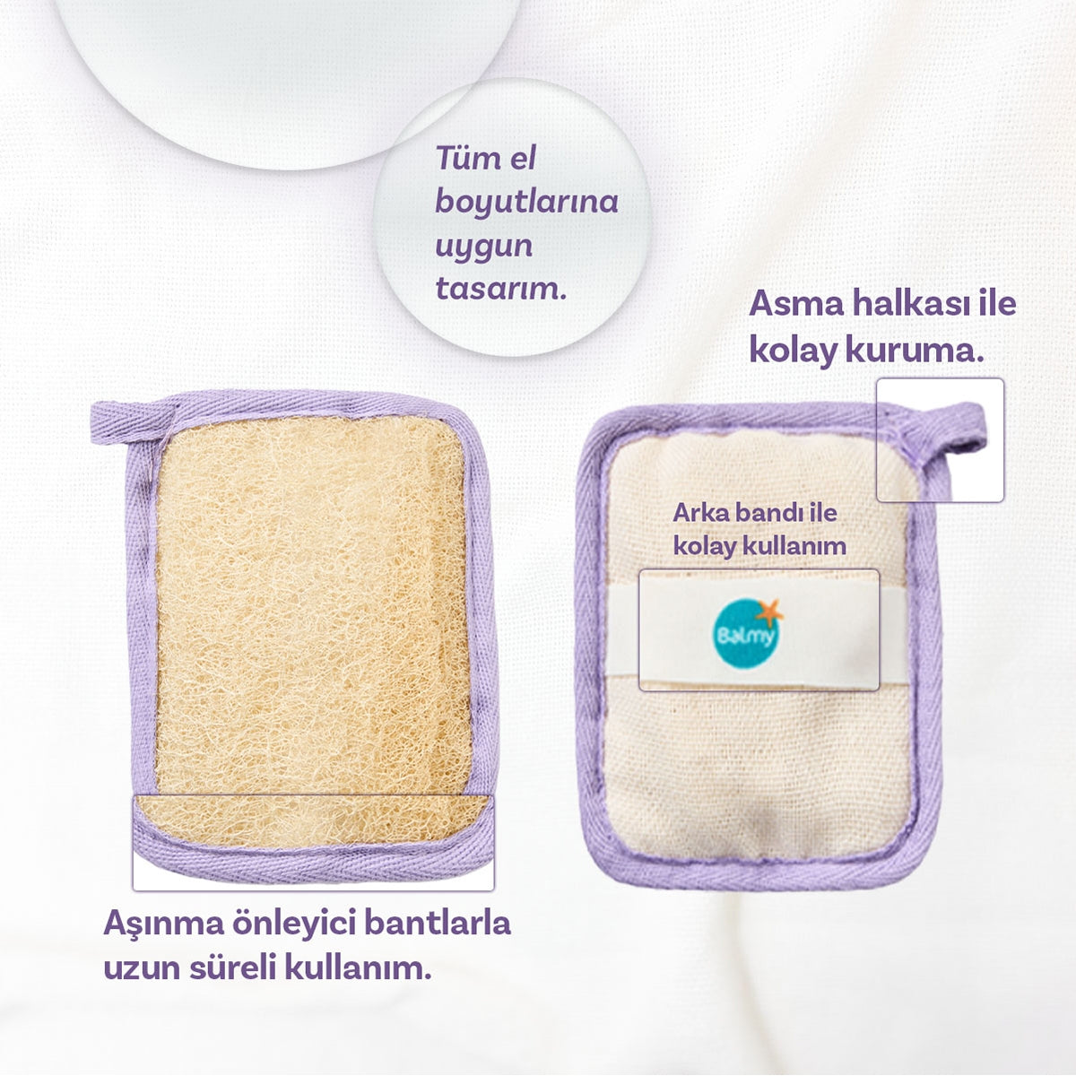 Banyo Kesesi Doğal Sabun Dolgulu