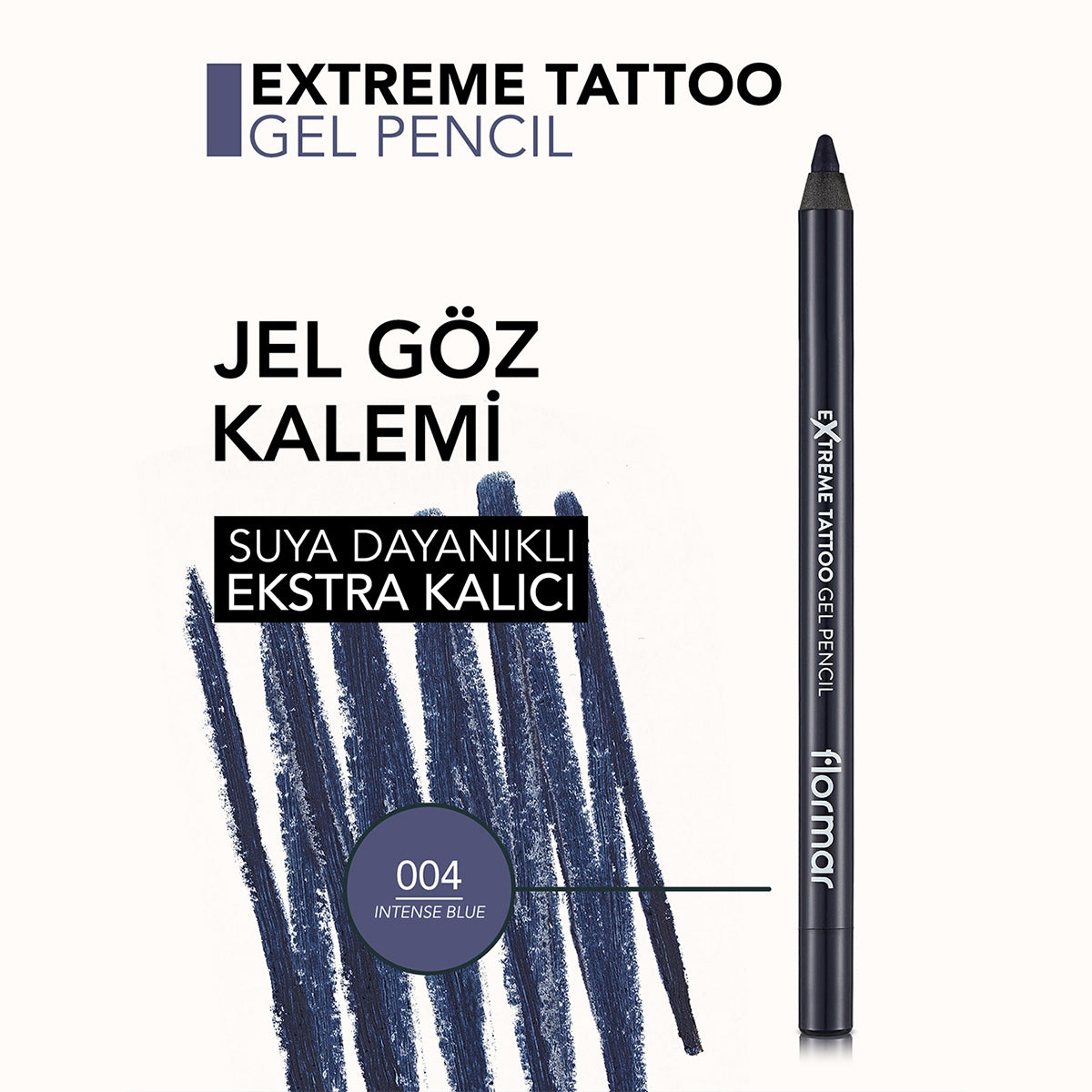 Extreme Tatto Gel Göz Kalemi 04 Intense Blue
