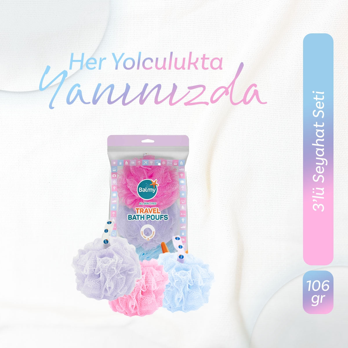 Banyo Lifi Seyahat 3'lü