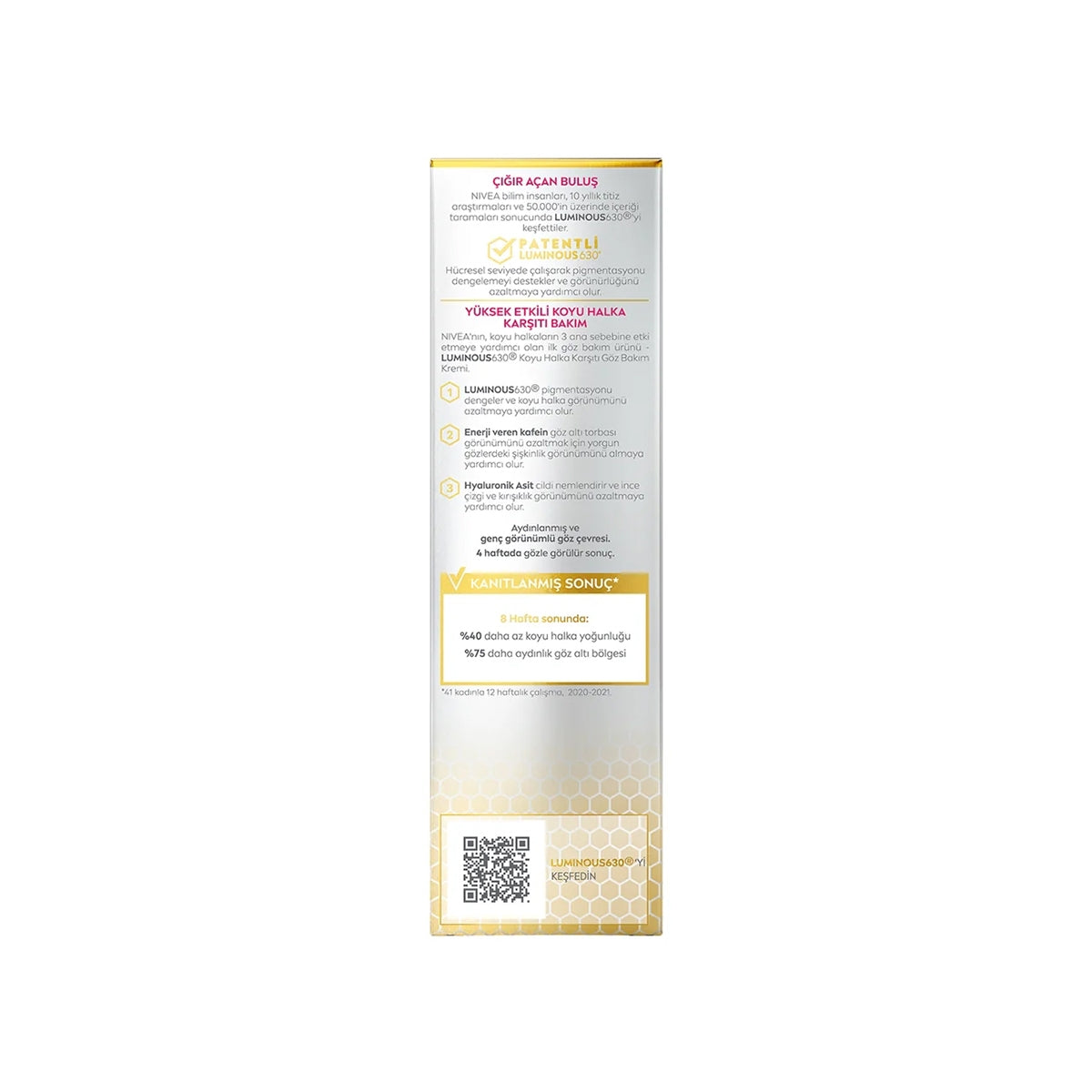 Luminous630 Koyu Halka Karşıtı Göz Bakım Kremi 15 ml