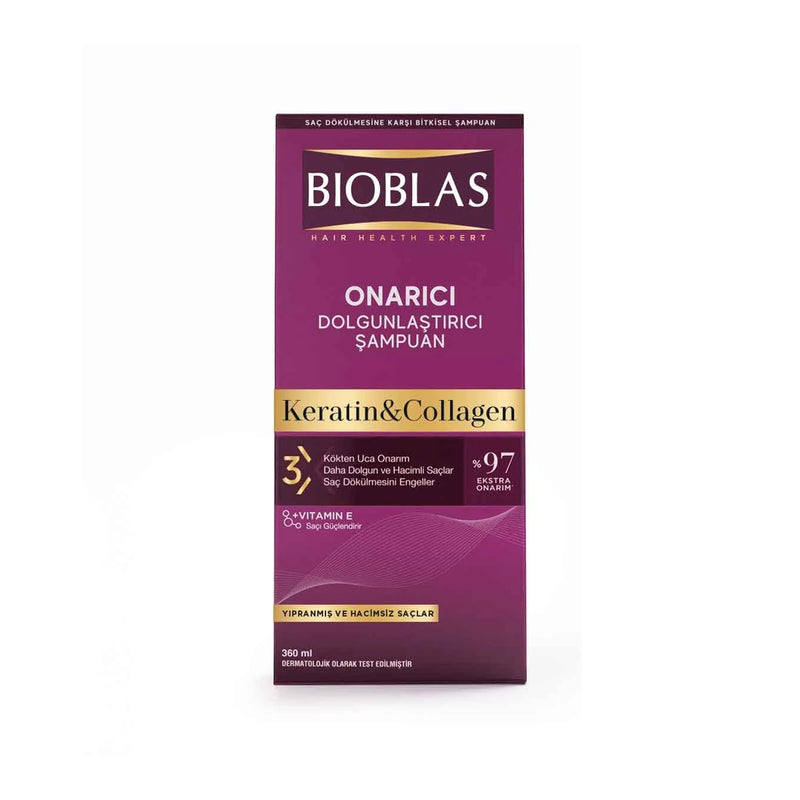 Kolajen ve Keratin Dolgunlaştırıcı ve Onarıcı Şampuan 360 ml