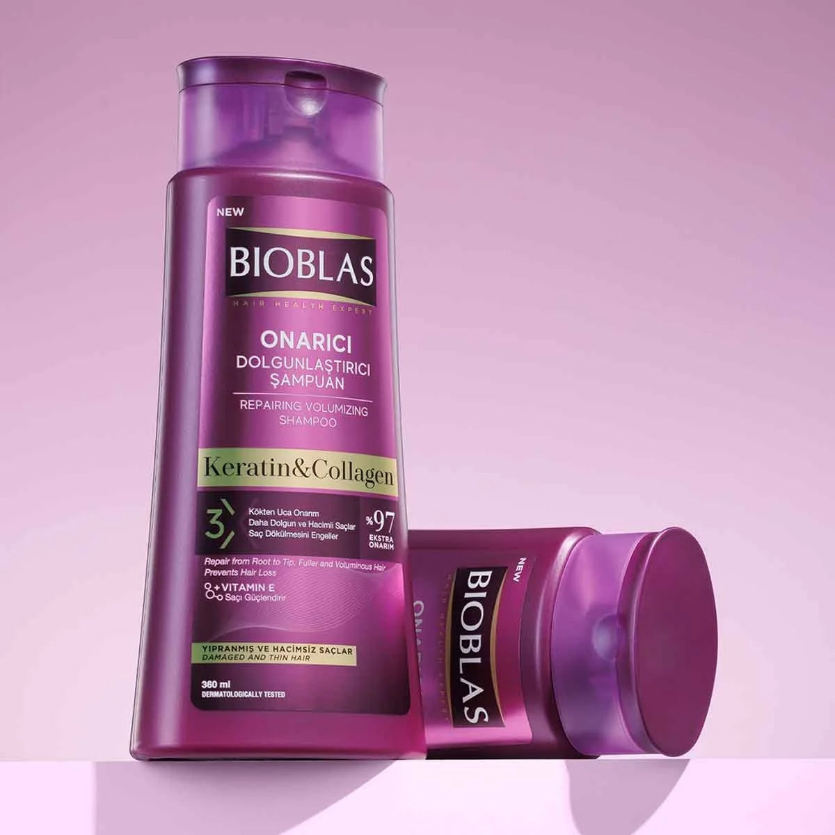 Kolajen ve Keratin Dolgunlaştırıcı ve Onarıcı Şampuan 360 ml