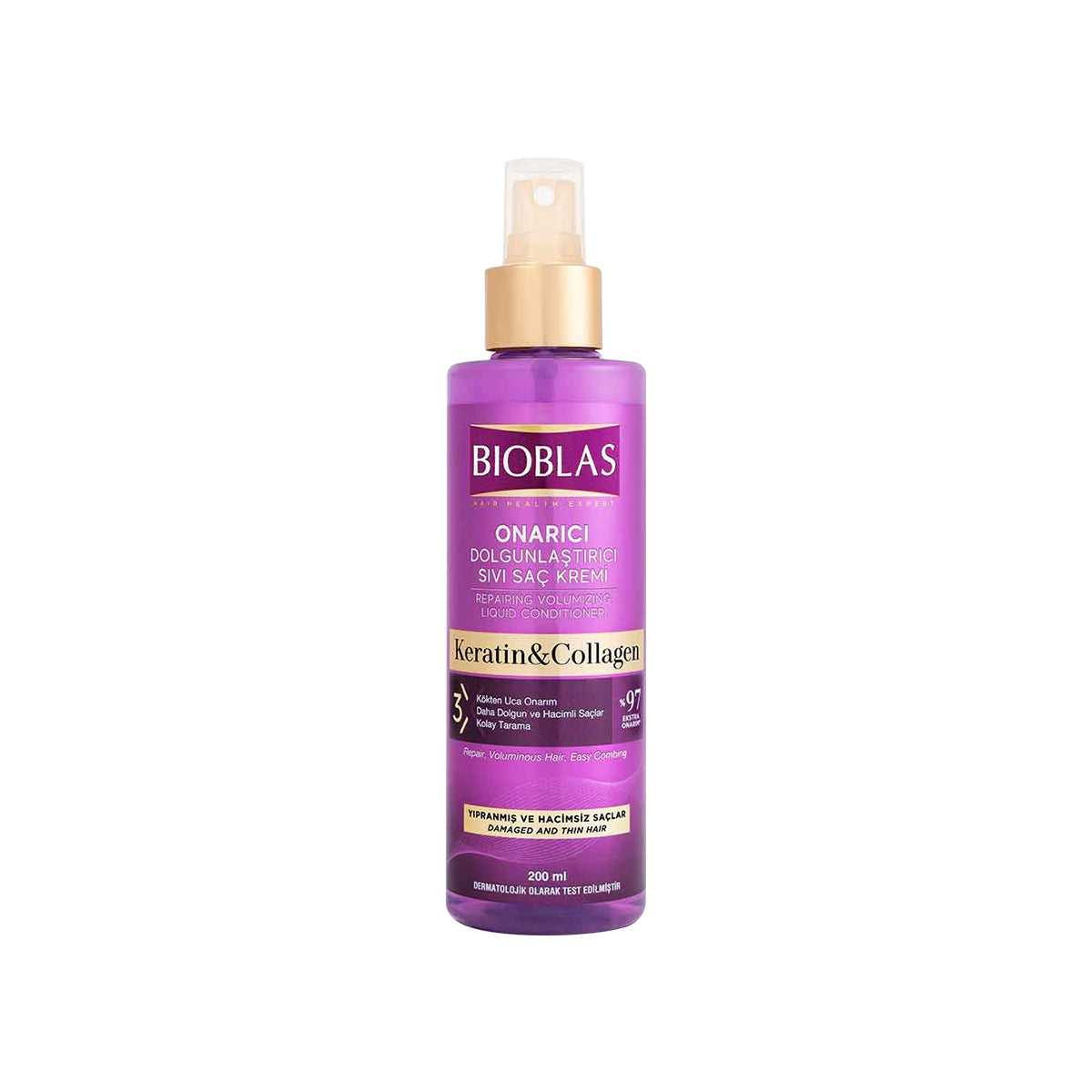Kolajen ve Keratin Sıvı Saç Kremi 200 ml