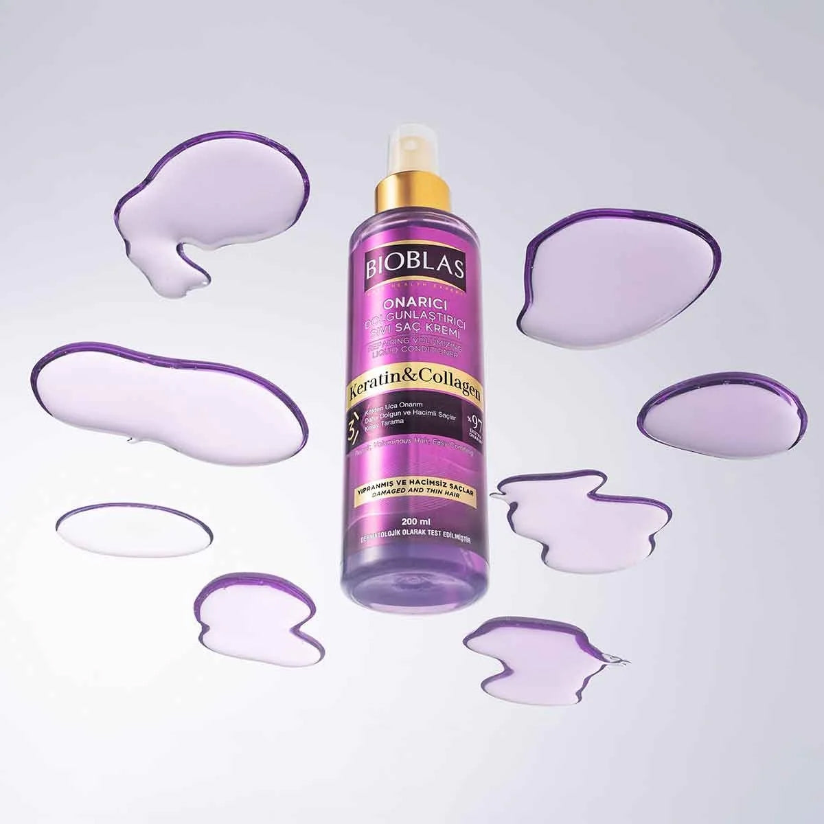 Kolajen ve Keratin Sıvı Saç Kremi 200 ml