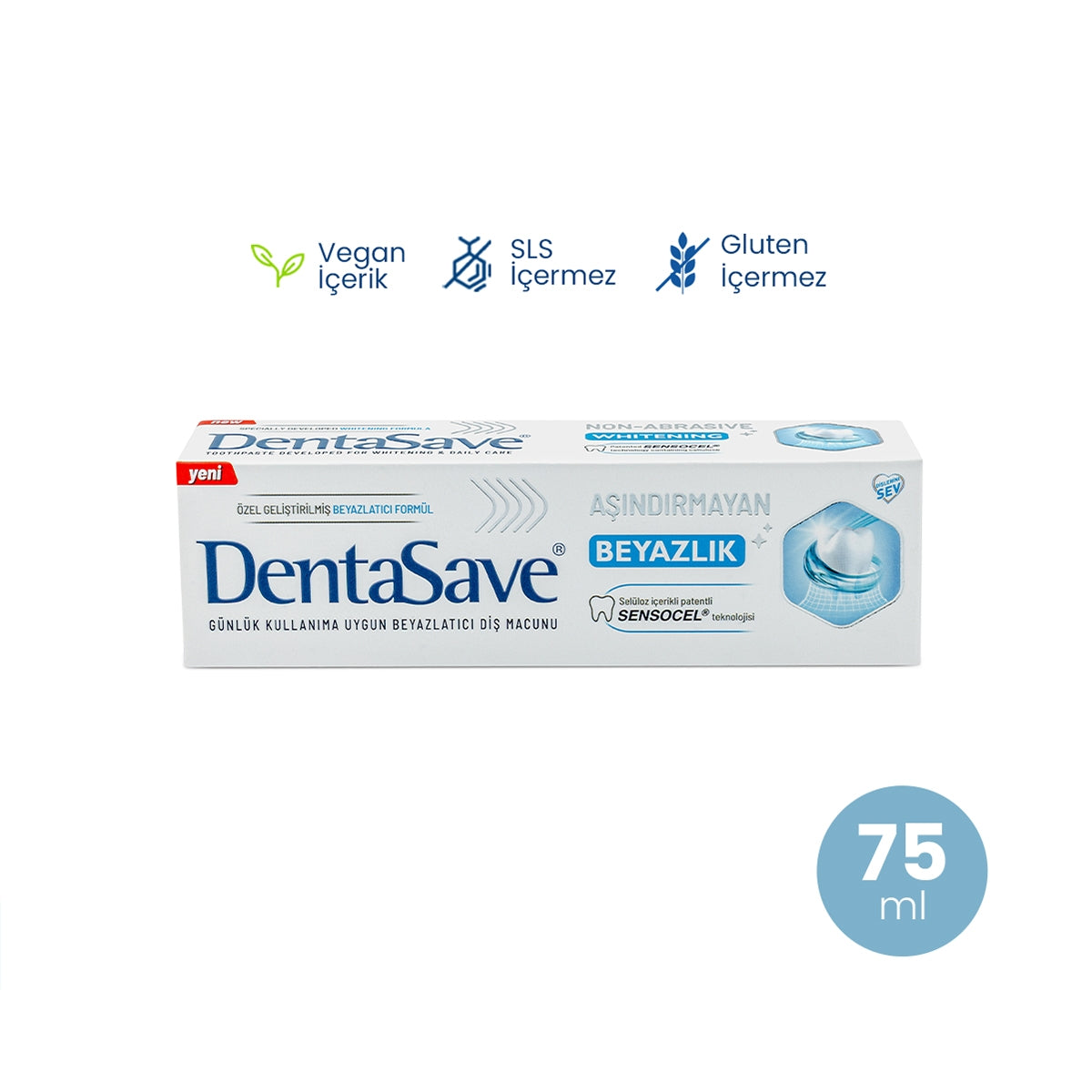 Diş Macunu Aşındırmayan Beyazlık 75 ml
