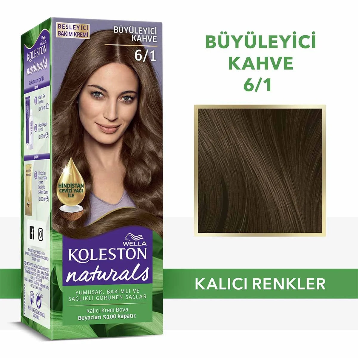 Saç Boyası Büyüleyici Kahve 6-1