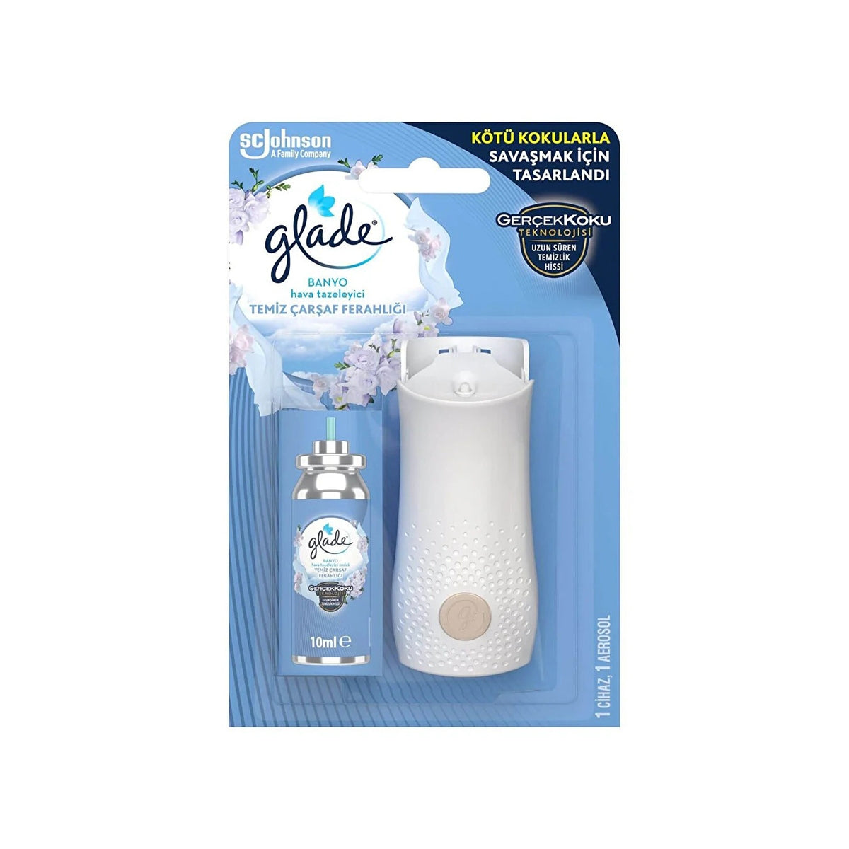 Banyo Cihaz + Yedek Temiz Çarşaf Ferahlığı 10 ml