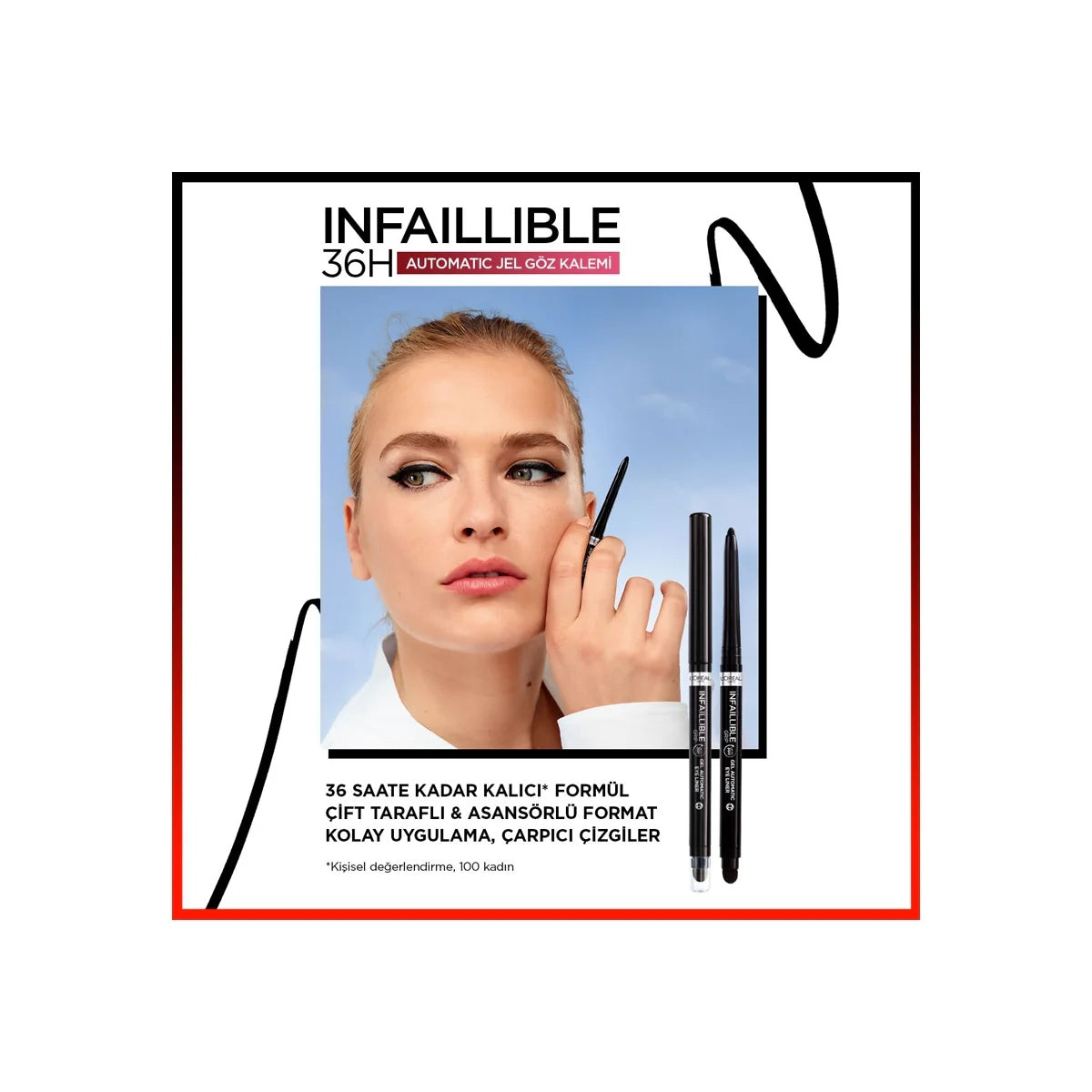 Göz Kalemi Infalible Gel Auto Intense Black 001