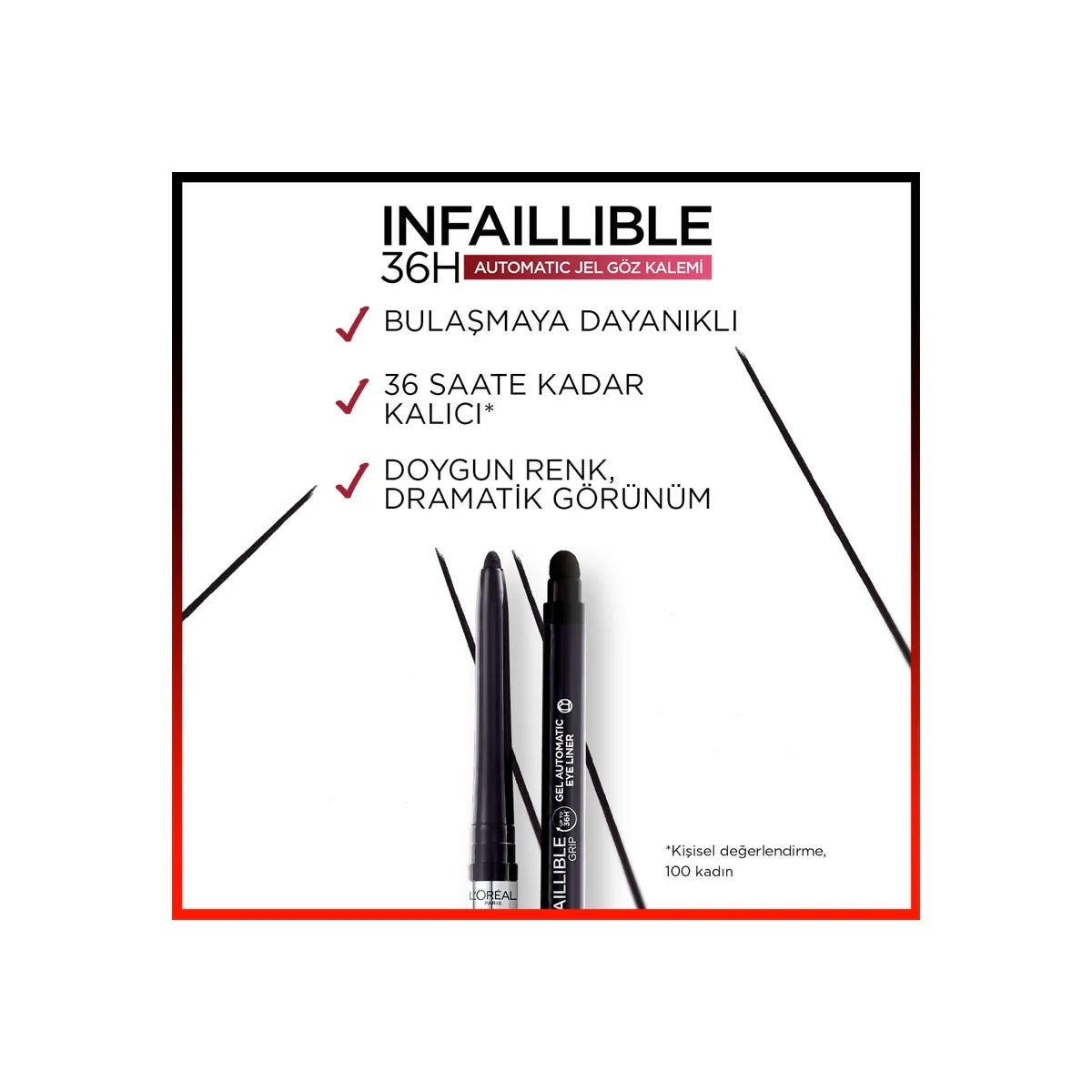 Göz Kalemi Infalible Gel Auto Intense Black 001