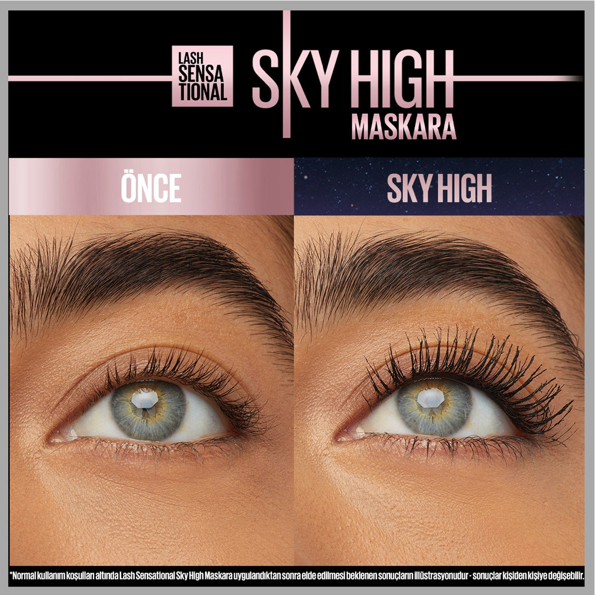 Sky High Waterproof Maskara Black