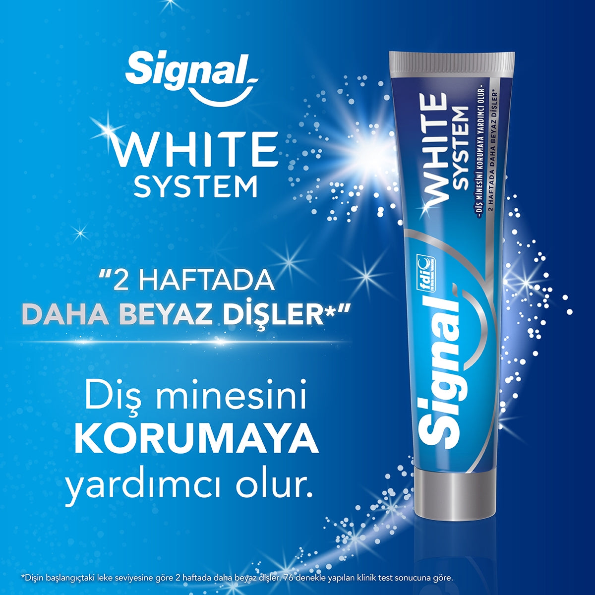 Diş Macunu White System 75 ml