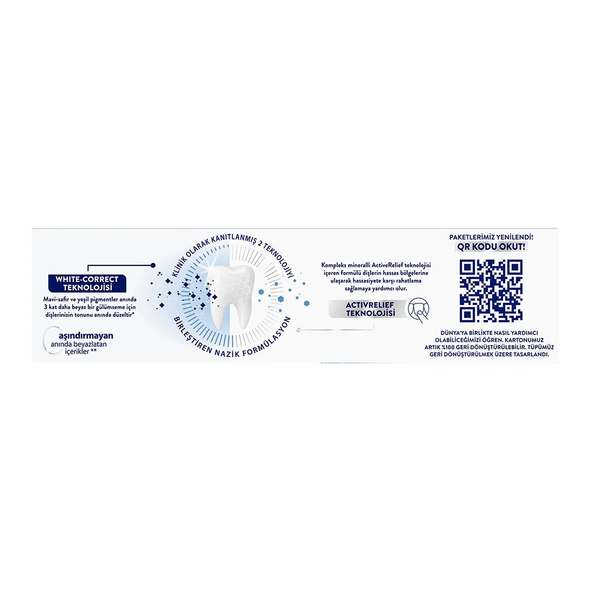 Diş Macunu White Now Sensitive 75 ml