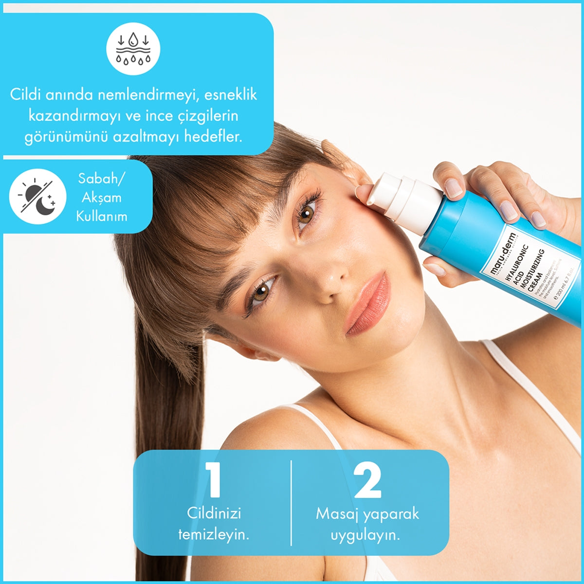 Yüz ve Vücut Kremi Hyalüronik Asit 200 ml