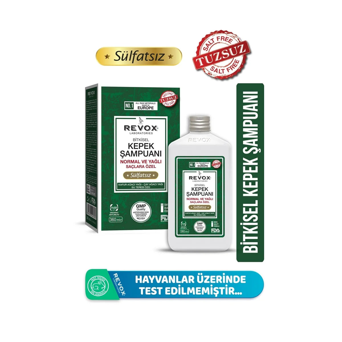 Normal ve Yağlı Saçlar için Kepek Şampuanı 360 ml