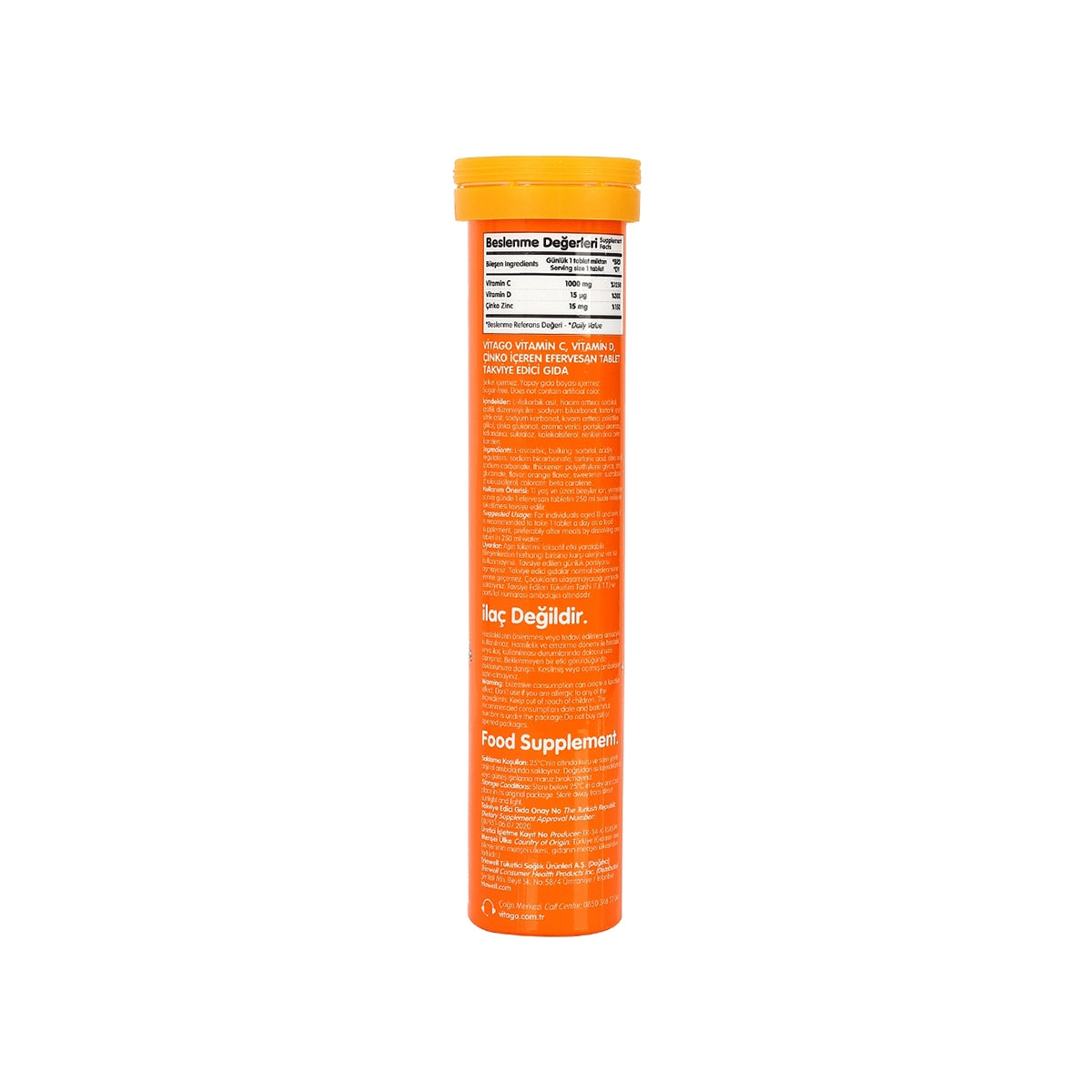 Vitamin C Vitamin D Çinko 20li Tablet