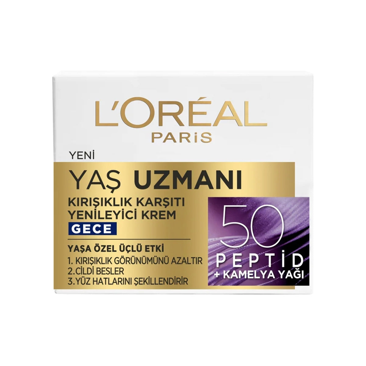 Yaş Uzmanı Yenileyici Gece Kremi 50+ 50 ml