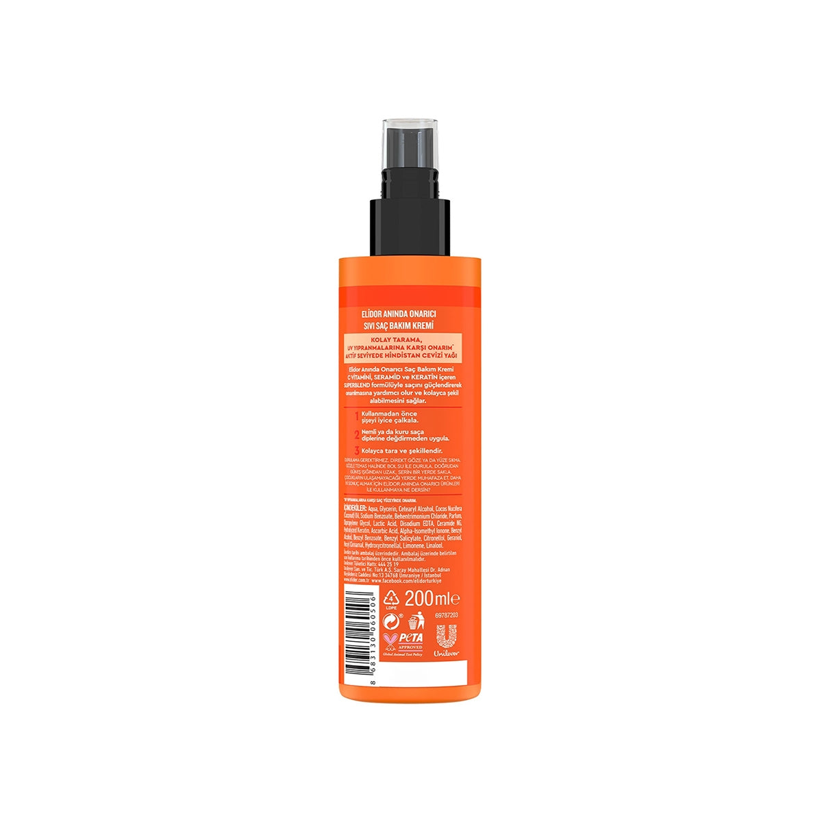Sıvı Saç Kremi Onarıcı 200 ml
