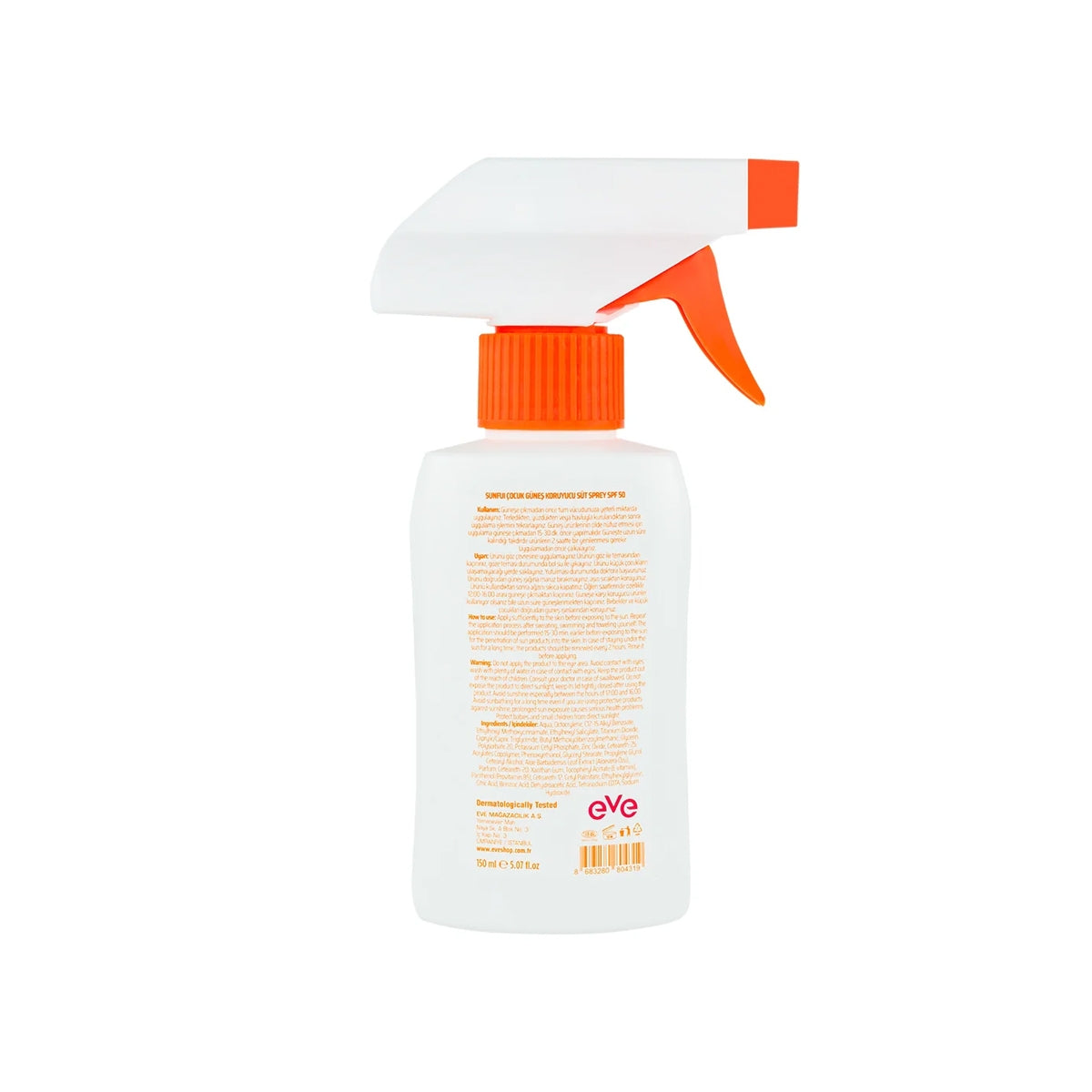 Güneş Spreyi Çocuk SPF 50 150 ml