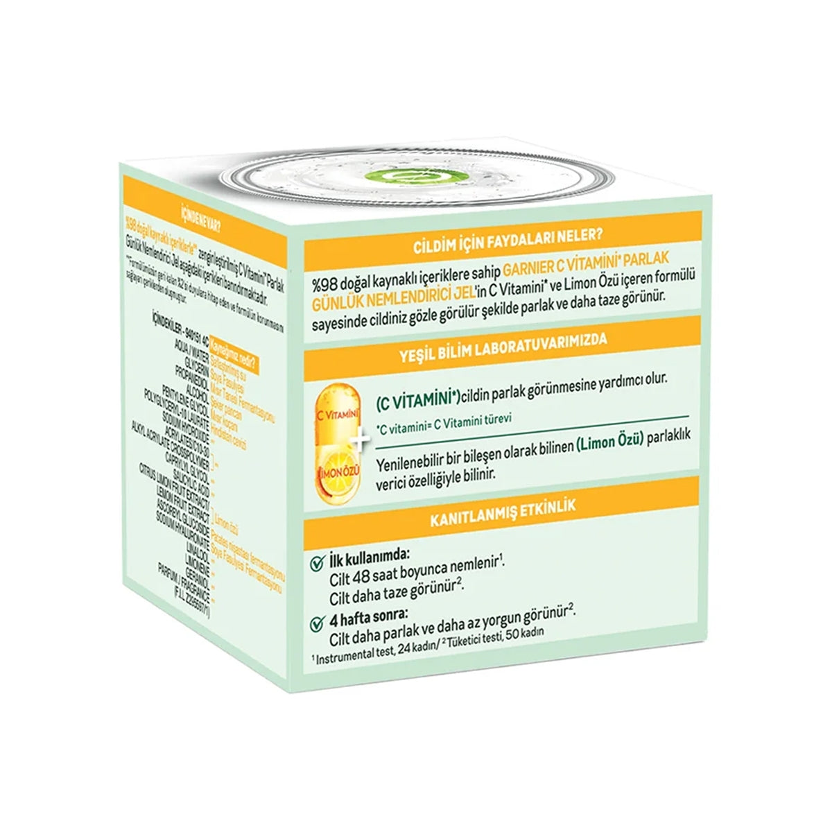 Jel Yüz Kremi C Vitamini 50 ml