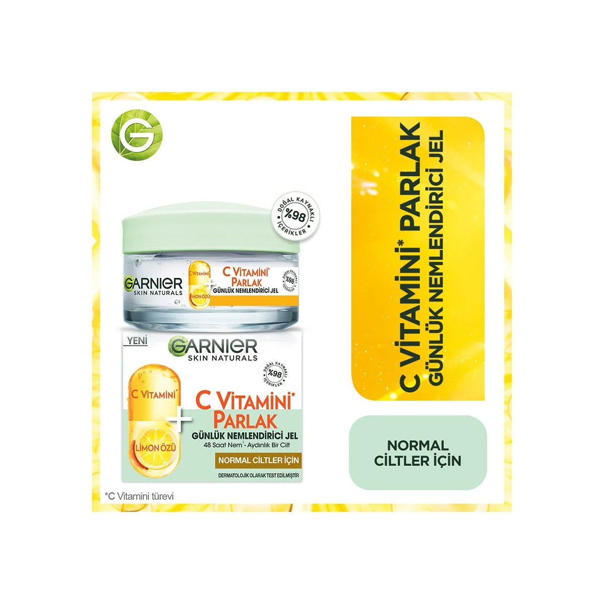 Jel Yüz Kremi C Vitamini 50 ml