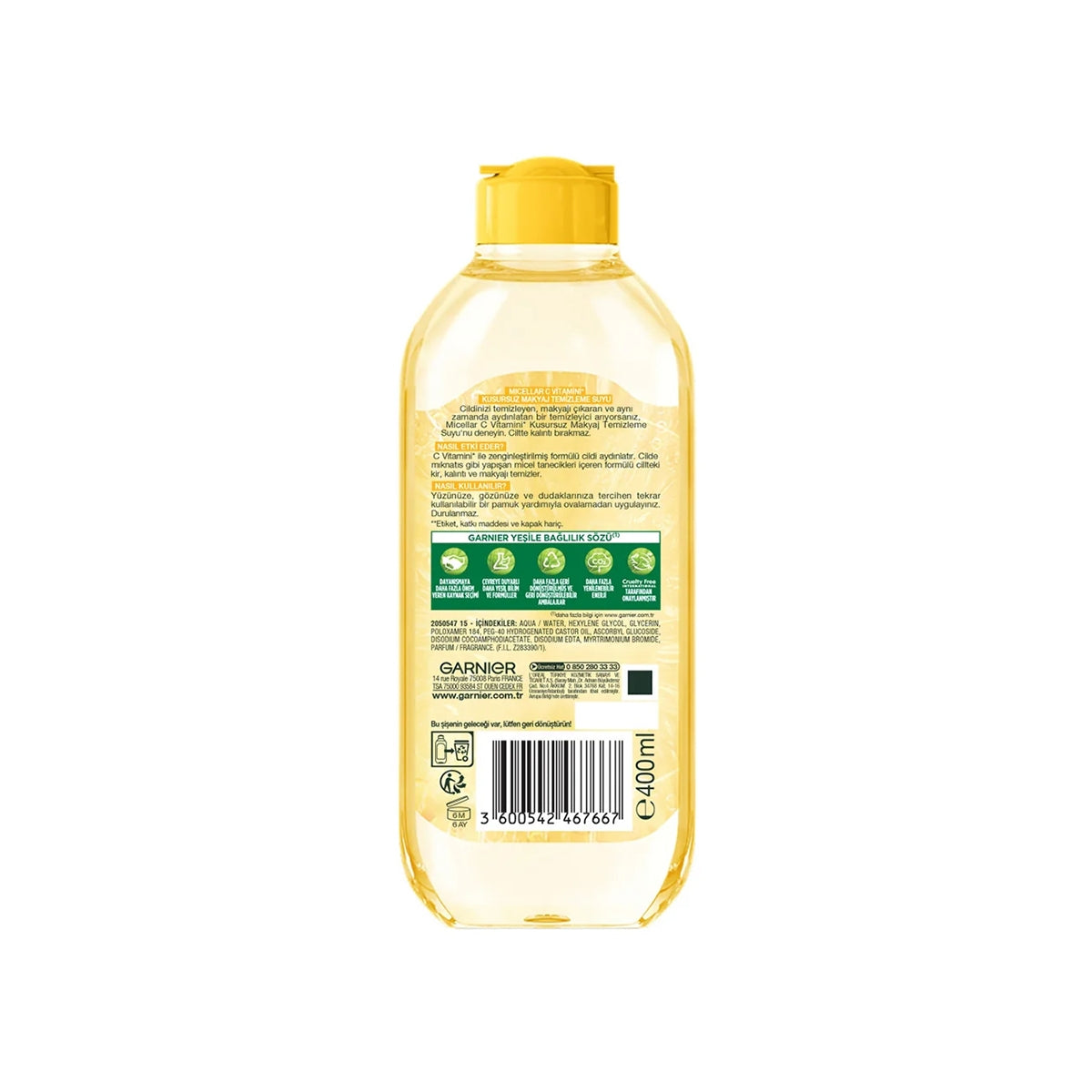 Micaller Makyaj Temizleme Suyu C vitamini 400 ml