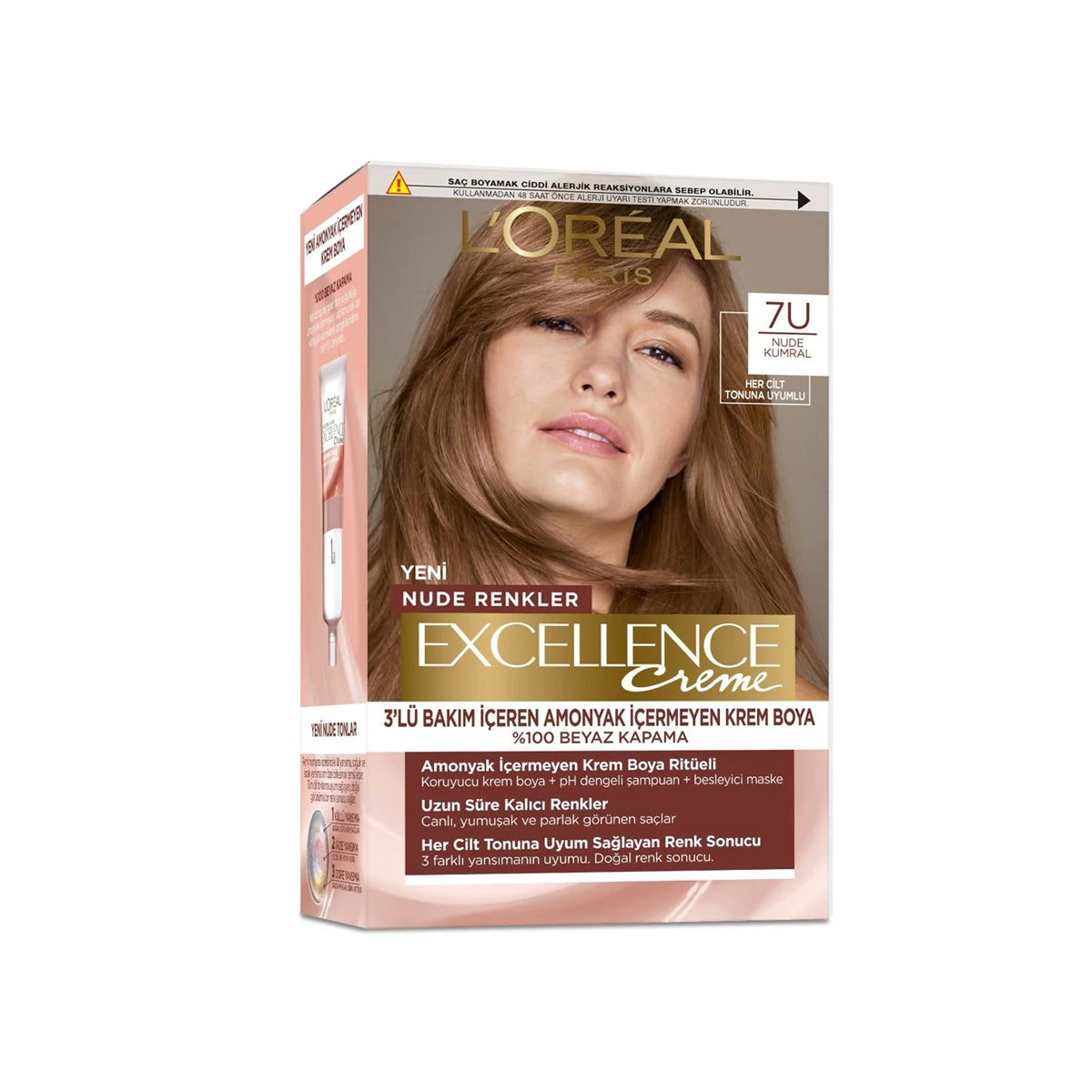 Creme Saç Boyası Set Nude Kumral 7U
