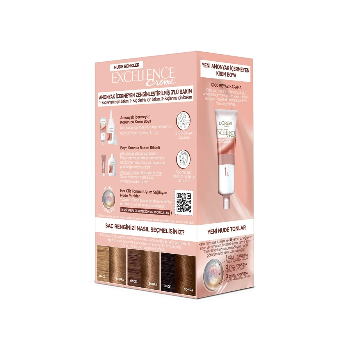 Creme Saç Boyası Set Nude Kumral 7U